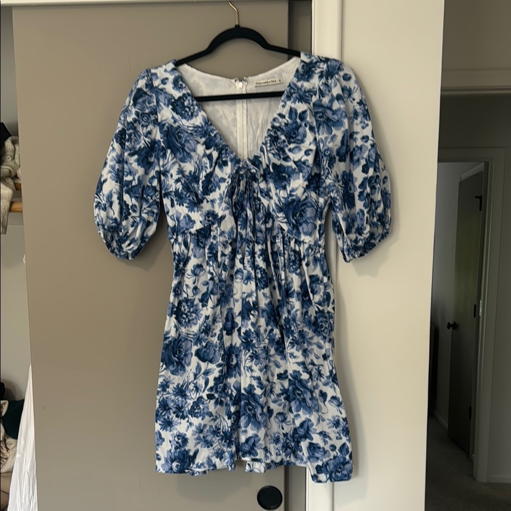 Blue Floral Dress